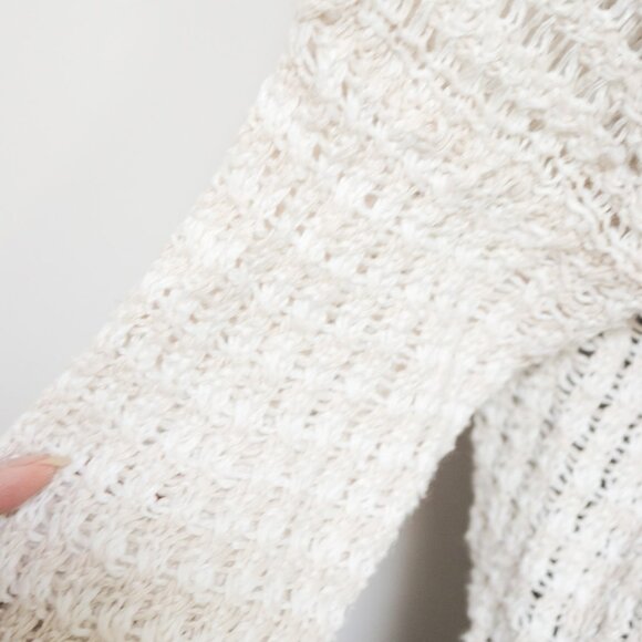 Slouchy Open Waffle Knit Sweater 🍦 AMERICAN EAGLE - Picture 5 of 8